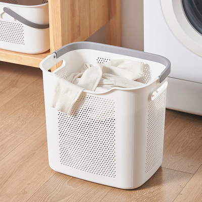 Giỏ đựng đồ giặt bằng nhựa hình chữ nhật 40 lít hiện đại Lưu trữ sâu bền