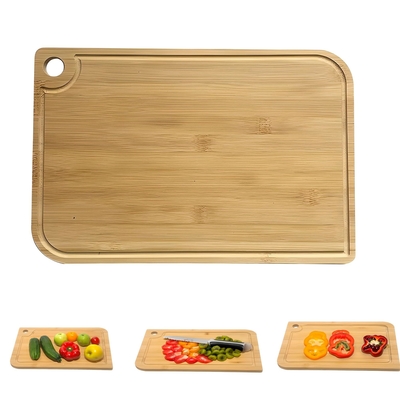 Thớt tre vuông 38x27x1,5cm Kitchen Camber Greener Chef With Groove