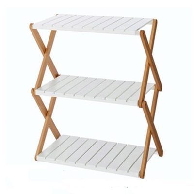 Kệ 3 Tầng Chậu Hoa Gỗ Giá Gỗ Thông Gấp Gọn