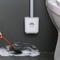 Bàn chải và giá đỡ nhà vệ sinh bằng silicon 38x10x4cm hiện đại cho khách sạn