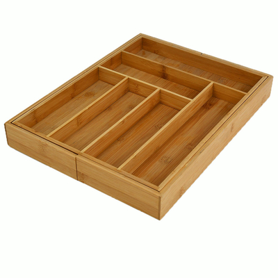 Khay Dao Kéo Có Thể Mở Rộng 13&quot;-21.6&quot; Với Bộ Chia Cho Ngăn Kéo Nhà Bếp