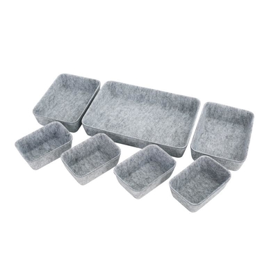 Bộ chia văn phòng tùy chỉnh Bộ tổ chức ngăn kéo nỉ cho kem đánh răng