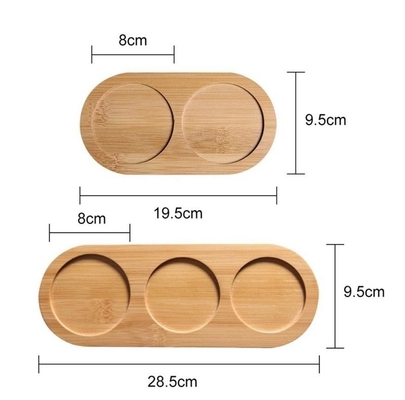 Thiết kế nhân tạo Giá đỡ nhà bếp bằng tre Giá đựng gia vị Lọ đựng cốc Giá đỡ Chai Khay