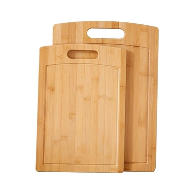 Bộ 2 thớt tre dày 1.8cm làm sạch thân thiện với môi trường