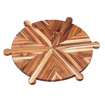 Acacia Wood Pizza Peel Khay phục vụ Thớt có tay cầm