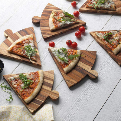 Acacia Wood Pizza Peel Khay phục vụ Thớt có tay cầm
