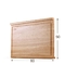 Thớt gỗ nướng hai mặt 80x50cm dùng trong gia đình
