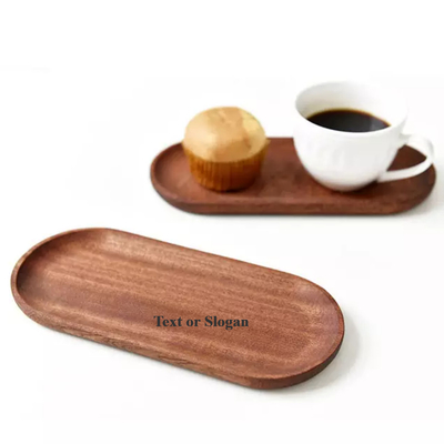 Bề mặt mịn Acacia Cây phục vụ Thẻ Sushi Phô mai Món tráng miệng Đồ ăn