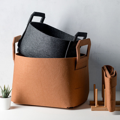Đường chữ nhật 100% polyester felt quần áo kho chứa Opp túi đóng gói gói tùy chỉnh