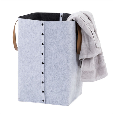 Màu sắc tùy chỉnh Modern Polyester felt Storage Baskets For Clothes Tổ chức