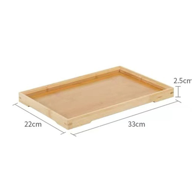 Eco Friendly Bamboo Kitchen Towel Holder Logo tùy chỉnh Bộ đựng gỗ để nấu ăn