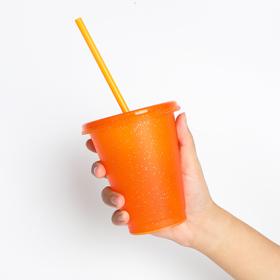16oz 24oz Ly Uống Nước Bằng Nhựa Có Thể Tái Sử Dụng Thay Đổi Màu 10 * 6 * 19cm